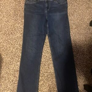 Maurices Dark Blue Straight Leg Jeans